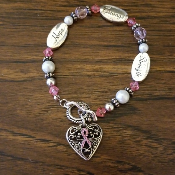 Jewelry - Breast cancer awareness bracelet